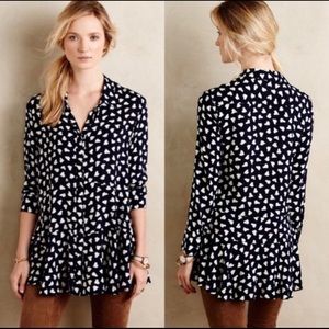 Anthropologie 11 1 Tylho heart lakin tunic shirt